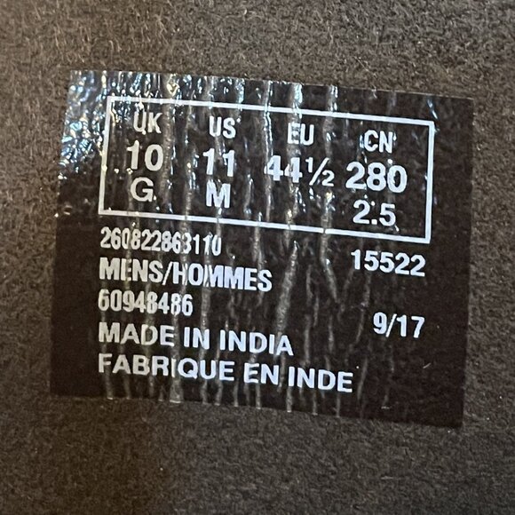 Clarks Bushacre 2 Chukka Boots Leather Brown Desert Mens 11 - Picture 6 of 6